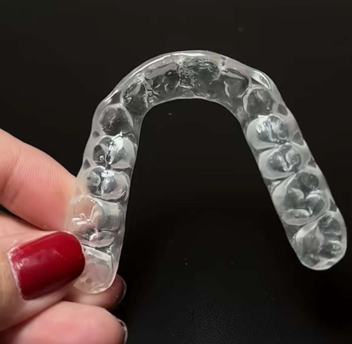 Placa oclusal transparente