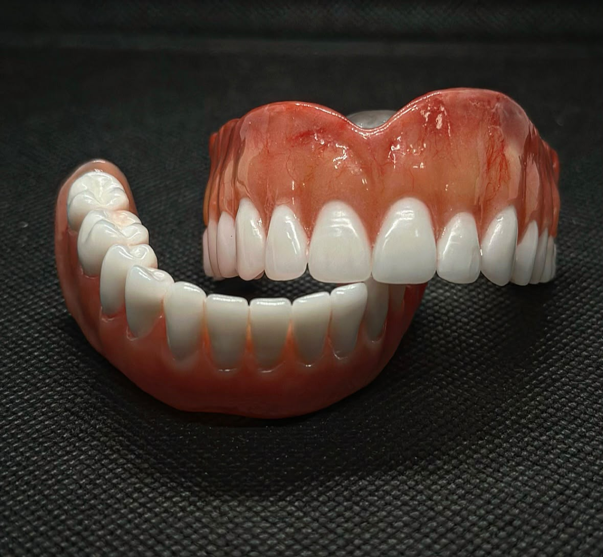 Protocolo dentário finalizado no laboratório